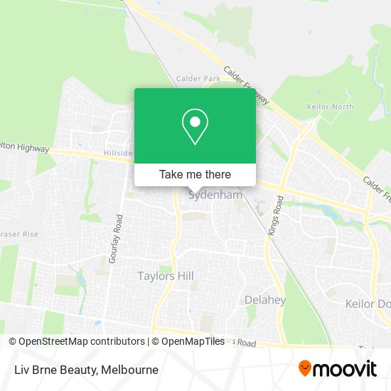 Liv Brne Beauty map