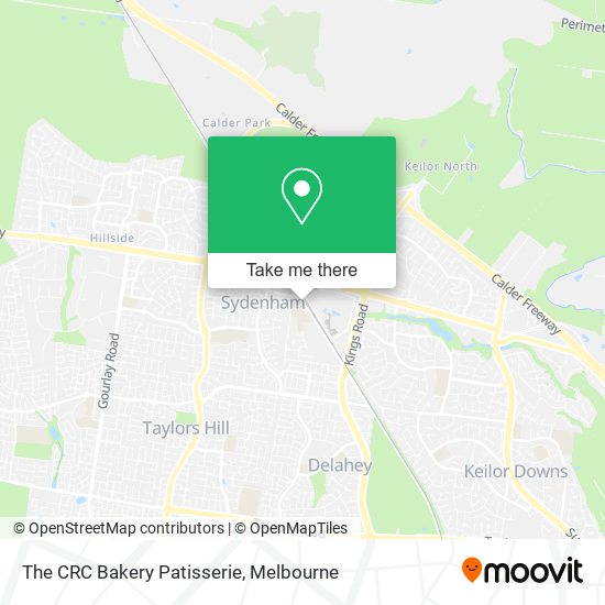 The CRC Bakery Patisserie map