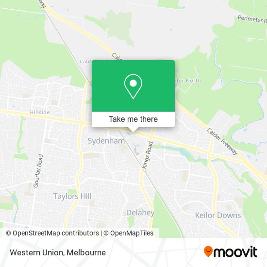 Western Union map