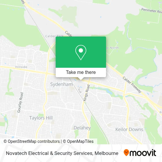 Mapa Novatech Electrical & Security Services