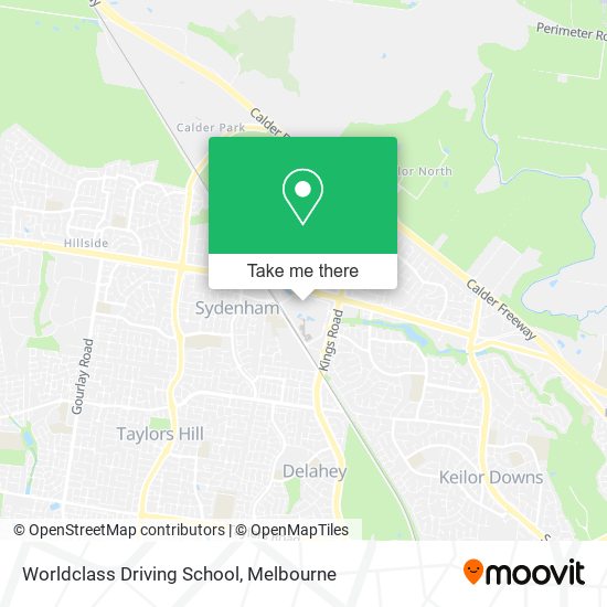 Worldclass Driving School map