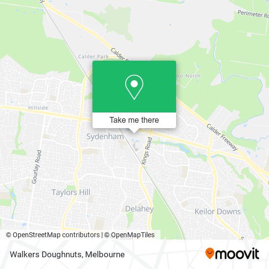 Walkers Doughnuts map