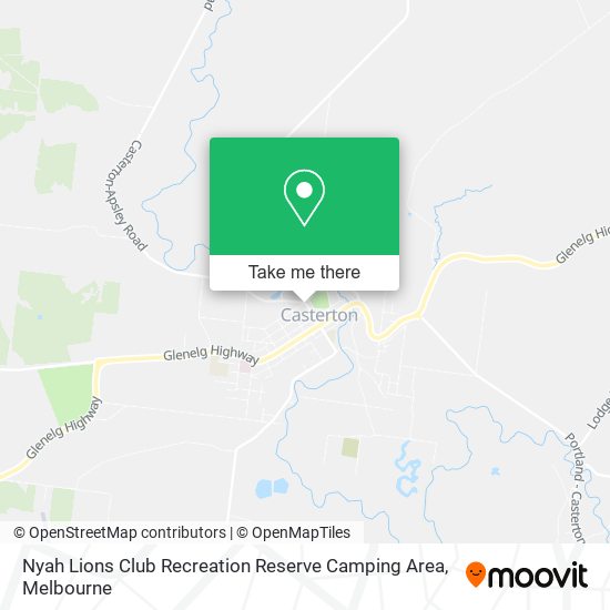 Nyah Lions Club Recreation Reserve Camping Area map