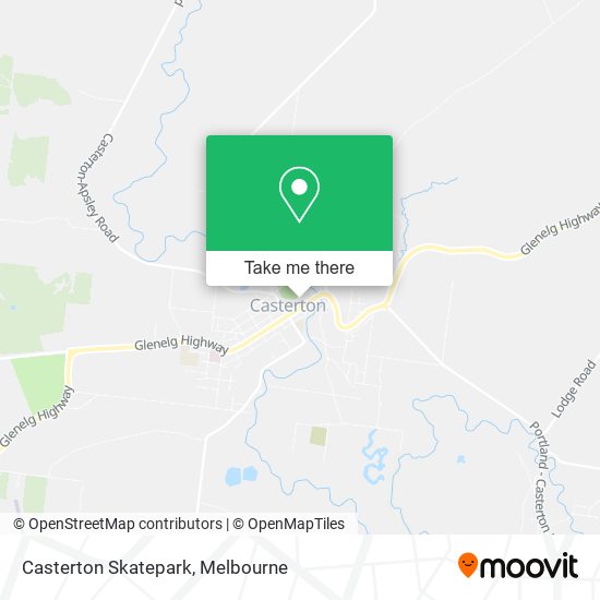 Casterton Skatepark map