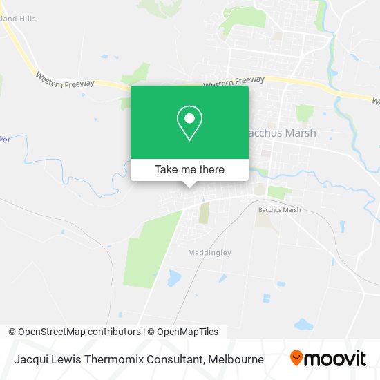 Mapa Jacqui Lewis Thermomix Consultant