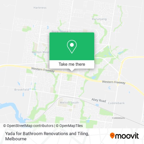 Yada for Bathroom Renovations and Tiling map