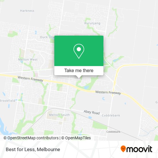 Best for Less map