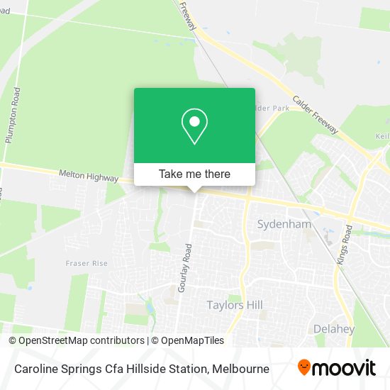 How to get to Caroline Springs Cfa Hillside Station in Hillside (Melton ...