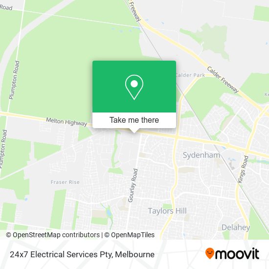 24x7 Electrical Services Pty map