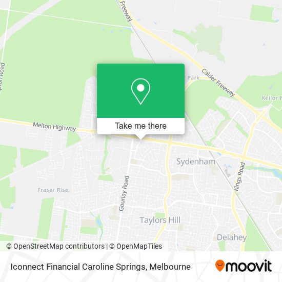 Iconnect Financial Caroline Springs map