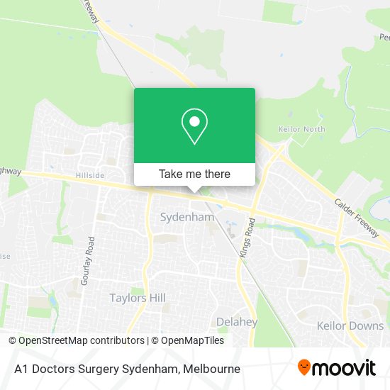 A1 Doctors Surgery Sydenham map