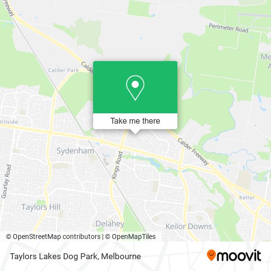 Taylors Lakes Dog Park map