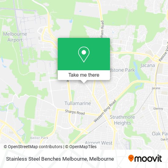 Stainless Steel Benches Melbourne map