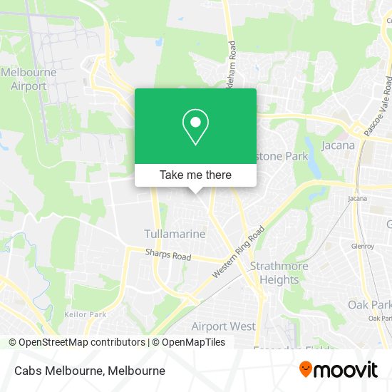 Cabs Melbourne map