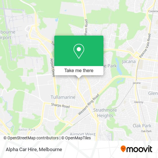 Mapa Alpha Car Hire