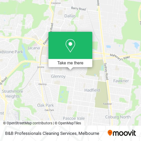 B&B Professionals Cleaning Services map