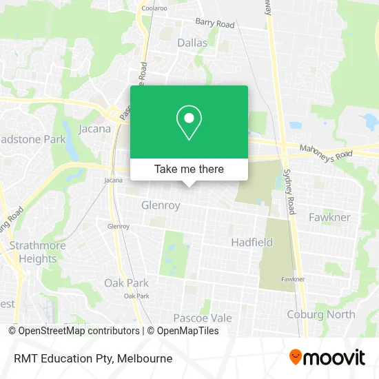 Mapa RMT Education Pty