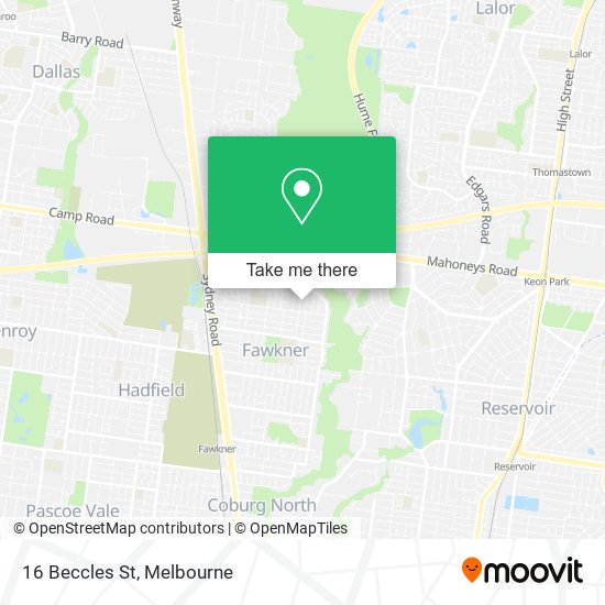16 Beccles St map