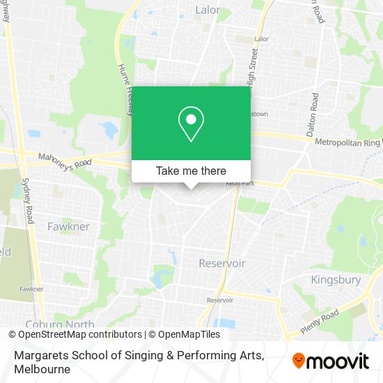 Margarets School of Singing & Performing Arts map