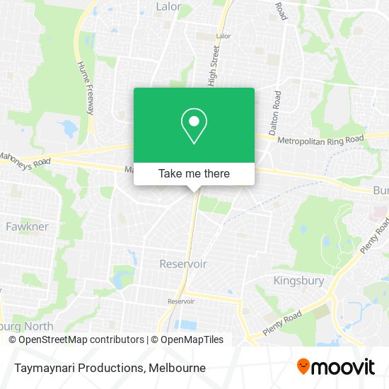 Taymaynari Productions map