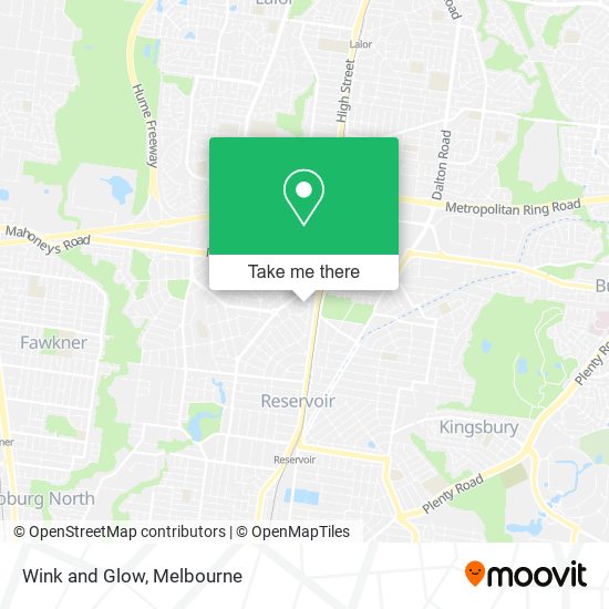 Wink and Glow map