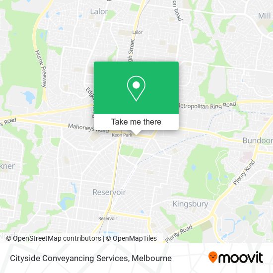 Cityside Conveyancing Services map