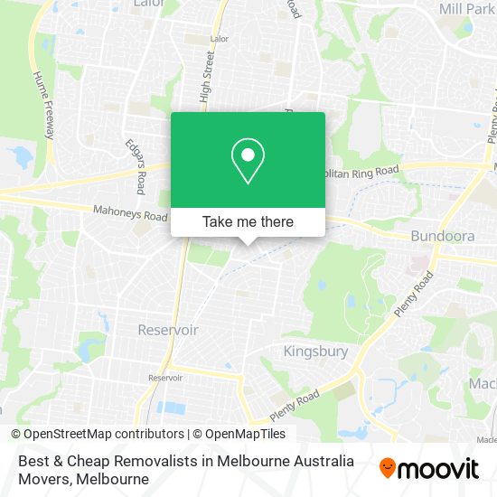 Mapa Best & Cheap Removalists in Melbourne Australia Movers