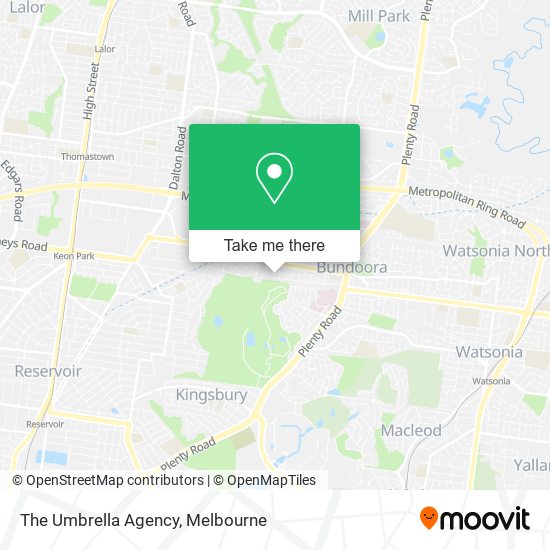 The Umbrella Agency map