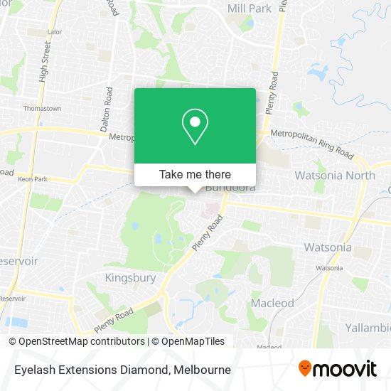 Eyelash Extensions Diamond map