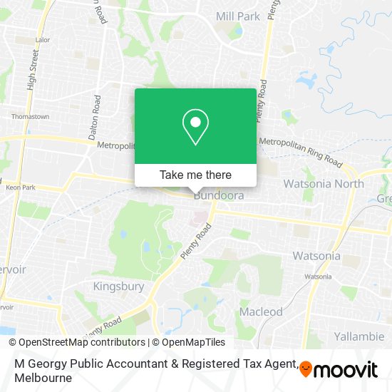 M Georgy Public Accountant & Registered Tax Agent map