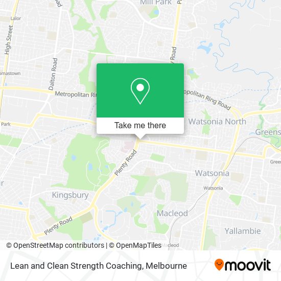Lean and Clean Strength Coaching map