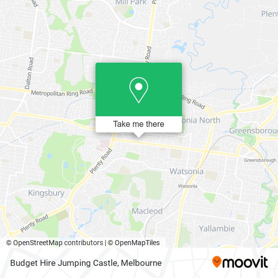 Budget Hire Jumping Castle map