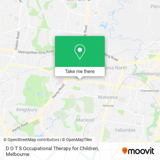 D O T S Occupational Therapy for Children map