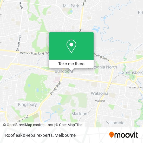 Roofleak&Repairexperts map