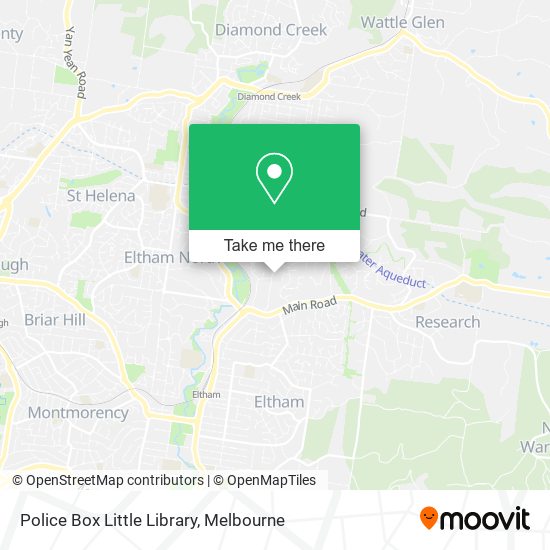 Police Box Little Library map