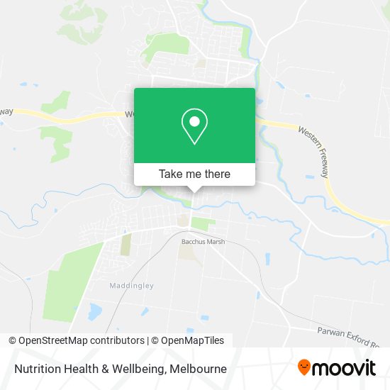 Nutrition Health & Wellbeing map