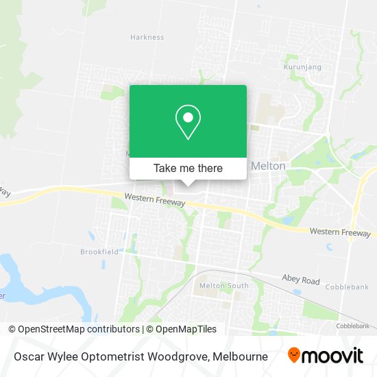 Oscar Wylee Optometrist Woodgrove map