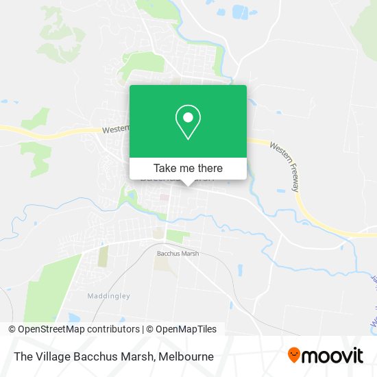 The Village Bacchus Marsh map