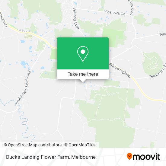 Ducks Landing Flower Farm map