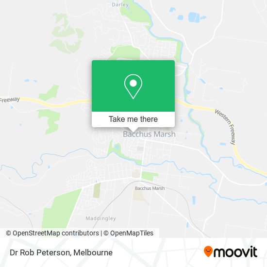 Dr Rob Peterson map
