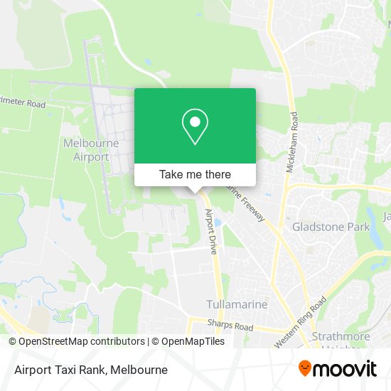 Airport Taxi Rank map