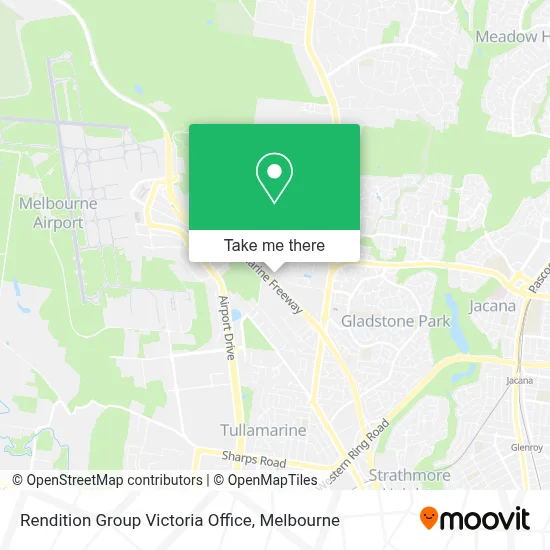 Mapa Rendition Group Victoria Office