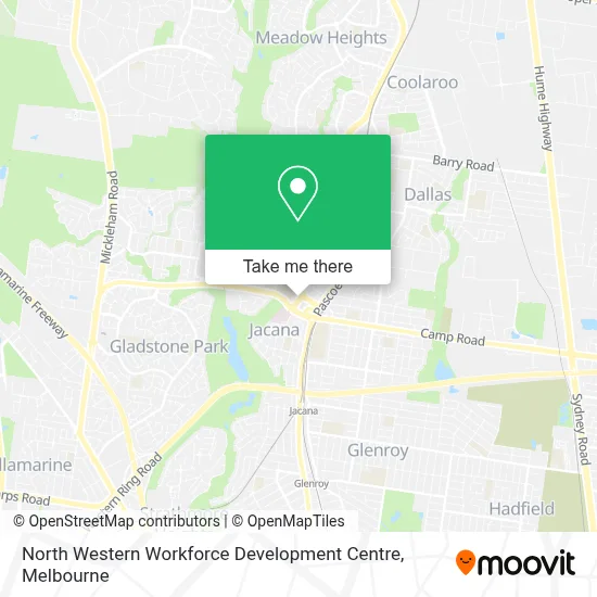 Mapa North Western Workforce Development Centre