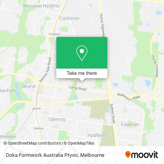 Doka Formwork Australia Ptyvic map