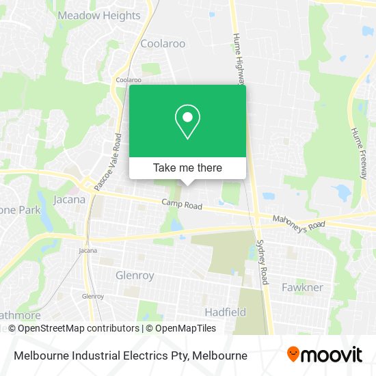 Melbourne Industrial Electrics Pty map