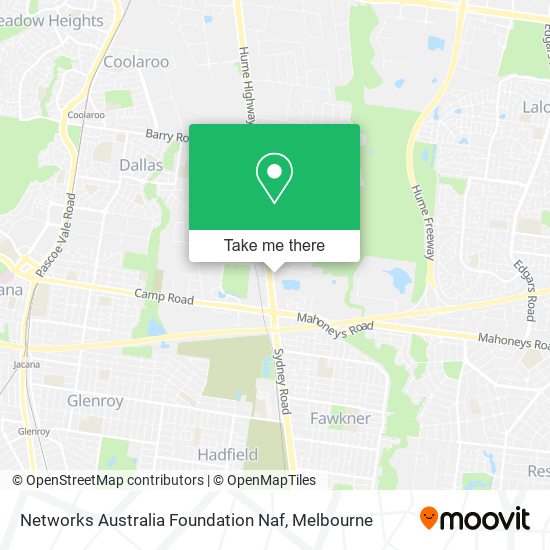Networks Australia Foundation Naf map
