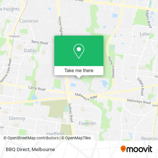 BBQ Direct map