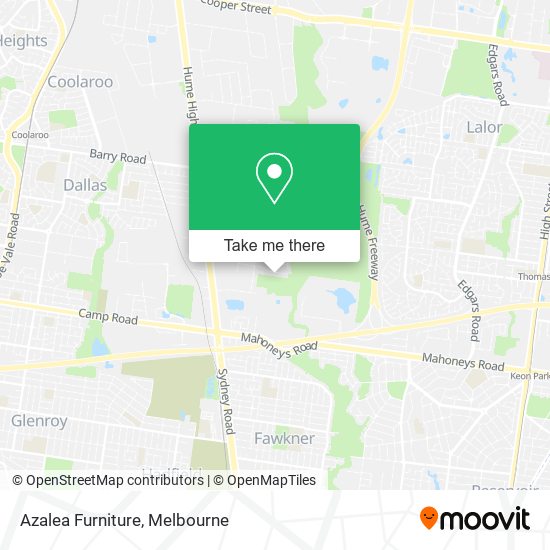 Azalea Furniture map