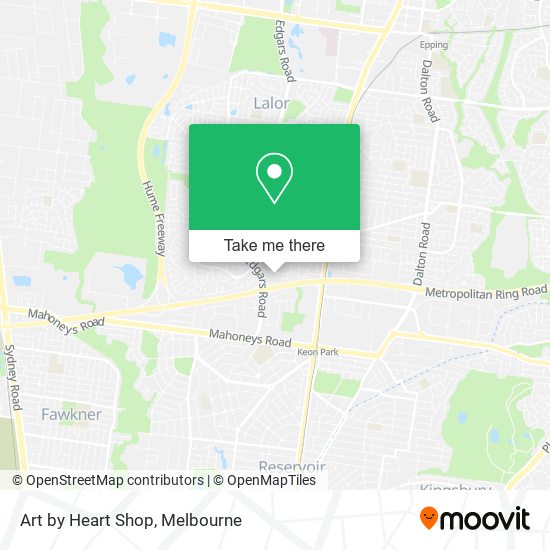 Art by Heart Shop map