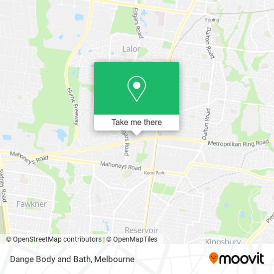 Dange Body and Bath map